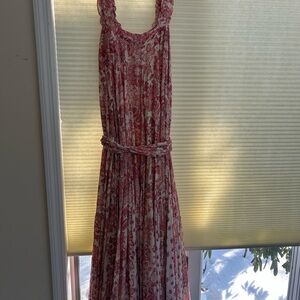 Hemant & Nandita Pink and Orange Embroidered Top